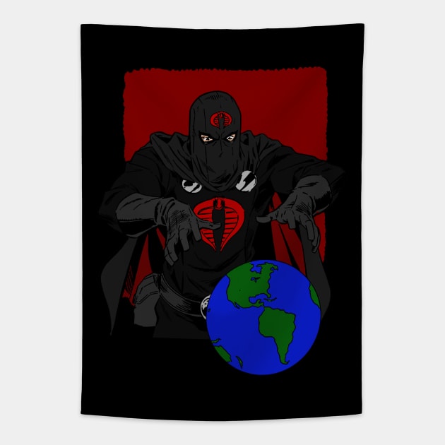 Cobra Commander - Black Tapestry by BigOrangeShirtShop