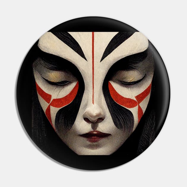 Kabuki Pin by ArkMinted