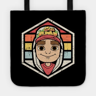 Retro Badge Subway Surfers Jake Tote