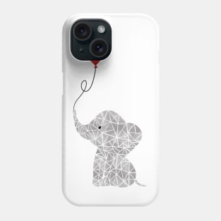 Geometric elephant Phone Case