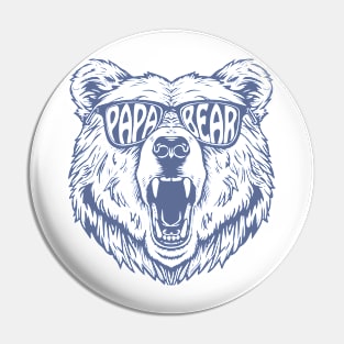 Papa Bear Sunglass New Best Dad Gift For Men Fathers Day Pin