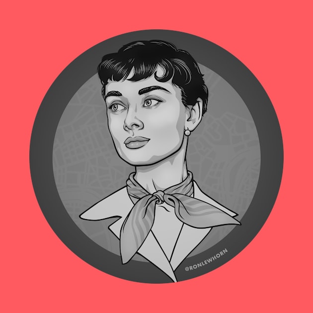 Audrey Hepburn by Ronlewhorn Industries