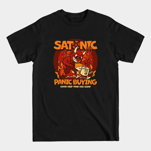 Satanic Panic Buying - Devil - T-Shirt