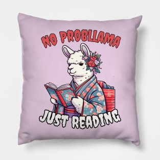 Reading llama Pillow