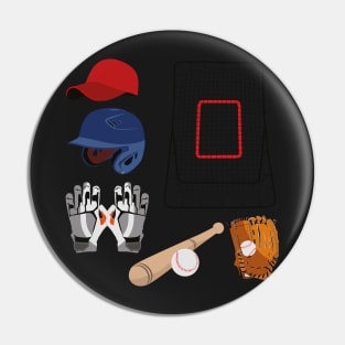 Baseball Accessories Stickers Pin