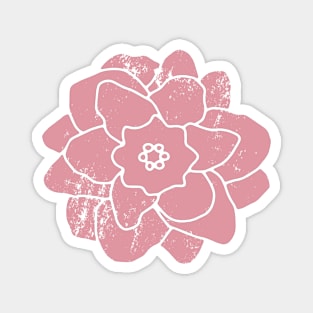 Pink flower Magnet