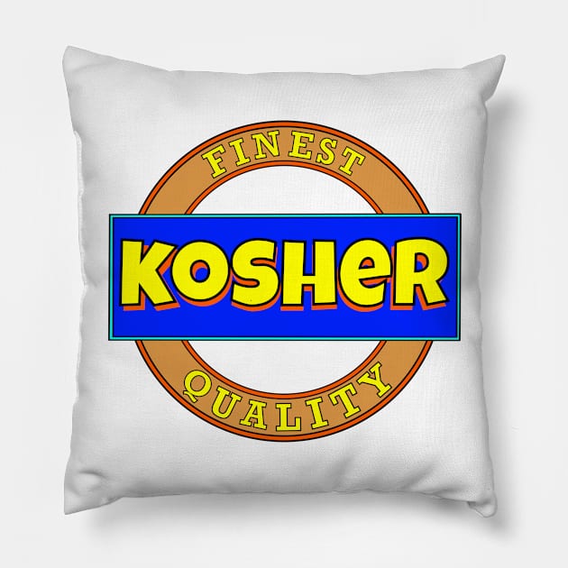 Yiddish: Kosher Pillow by Retro-Matic