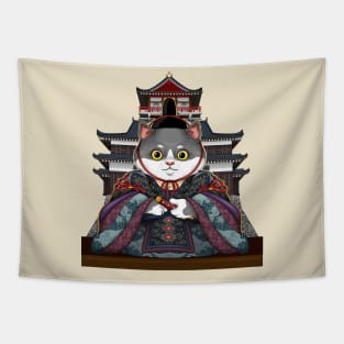 Asiatic emperor cat Tapestry