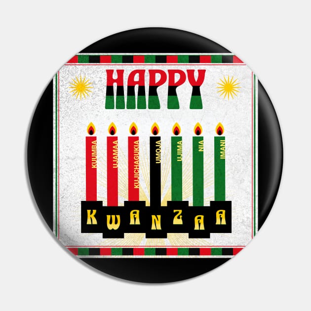 Happy Kwanzaa Pin by Oldetimemercan