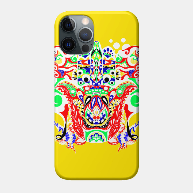 kaiju monsters madness ecopop mandala - King Of The Monsters - Phone Case