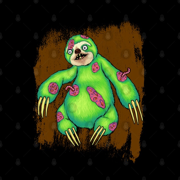 Zombie Sloth by Jay Diloy