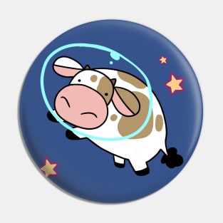 Space Cow Pin