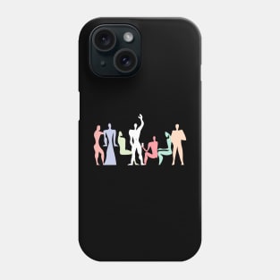 Le Corbusier Modulor Pastel Party Phone Case