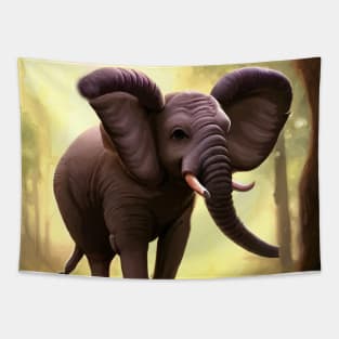 CUTE ELEPHANT Tapestry