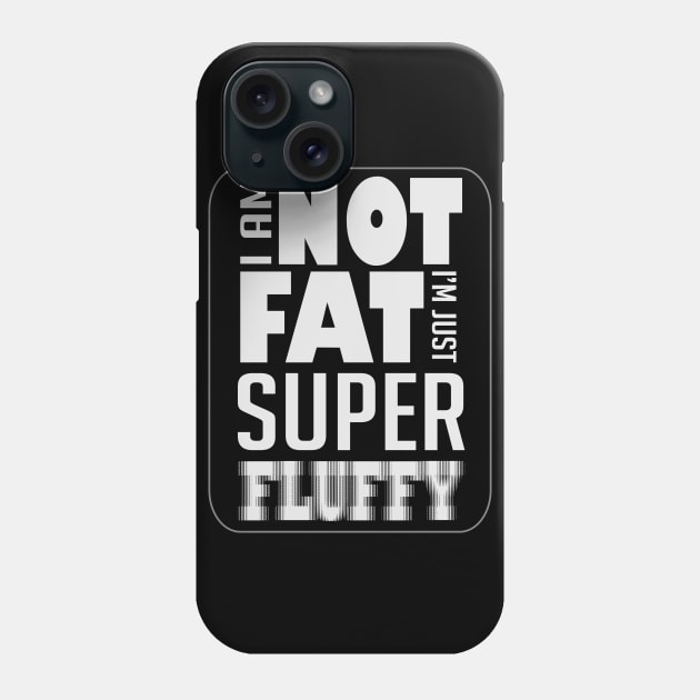 I’m super fluffy Phone Case by Randomart