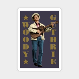 Woody Guthrie Magnet