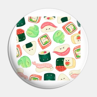 Cute Sushi Set Pattern Pin