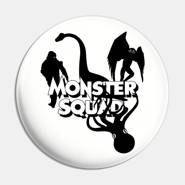 Cryptids Monster Squad Pin by ThePortalist