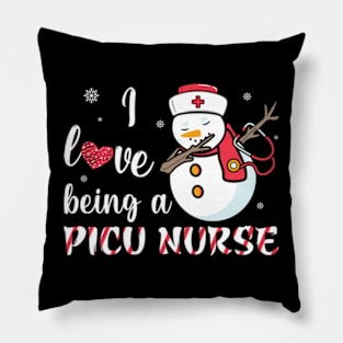 Picu Nurse Christmas Pillow