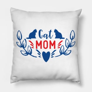 Cat Mom Pillow