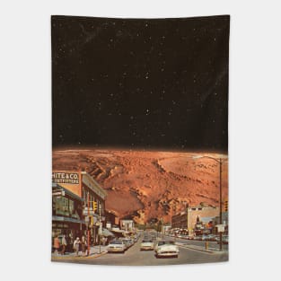 Mars city Tapestry