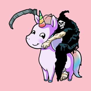 Death Rides a Unicorn T-Shirt