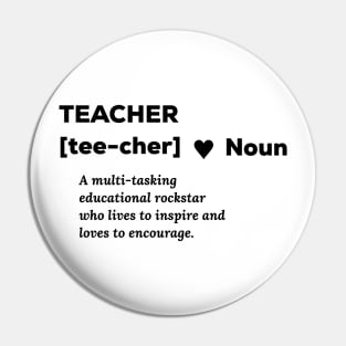 Meaning Of Being A Teacher Pin