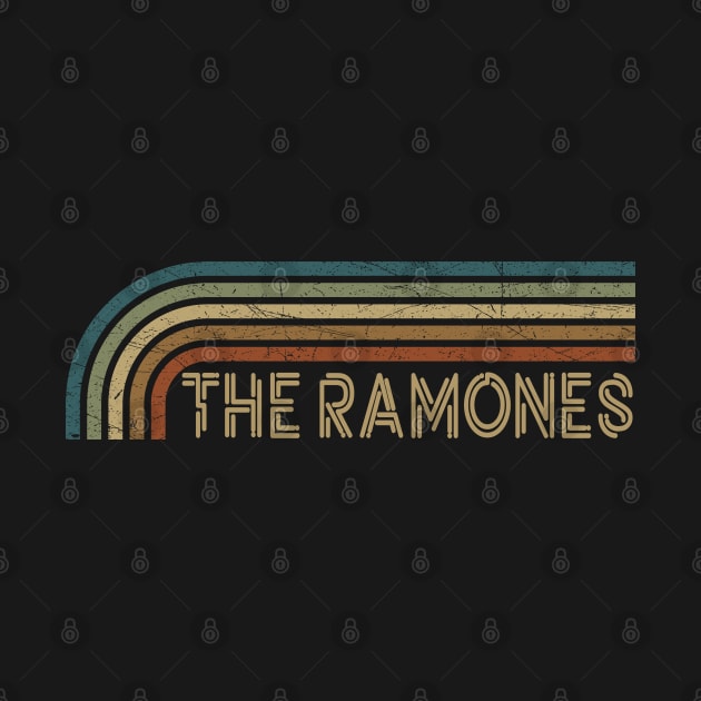 The Ramones Retro Stripes by paintallday