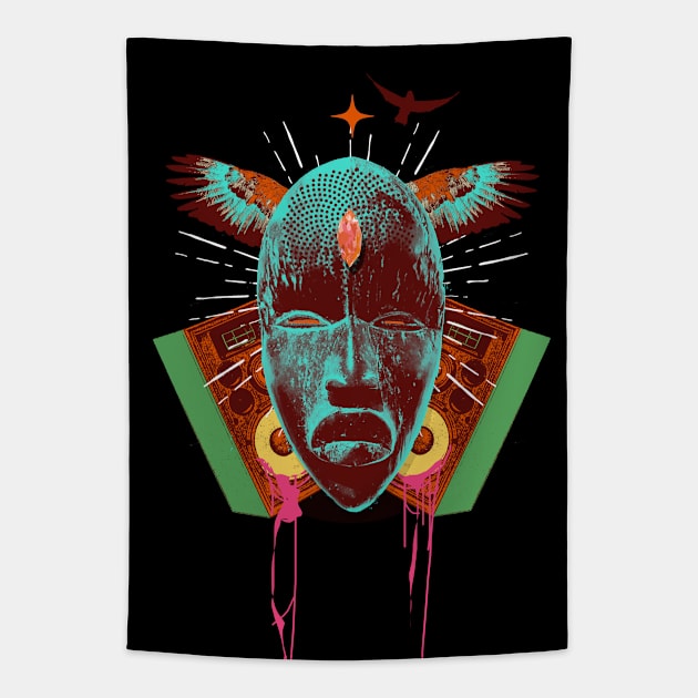 NATIVE BEATS Tapestry by Showdeer