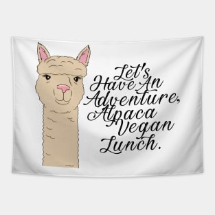 Vegan Alpaca Adventure Tapestry