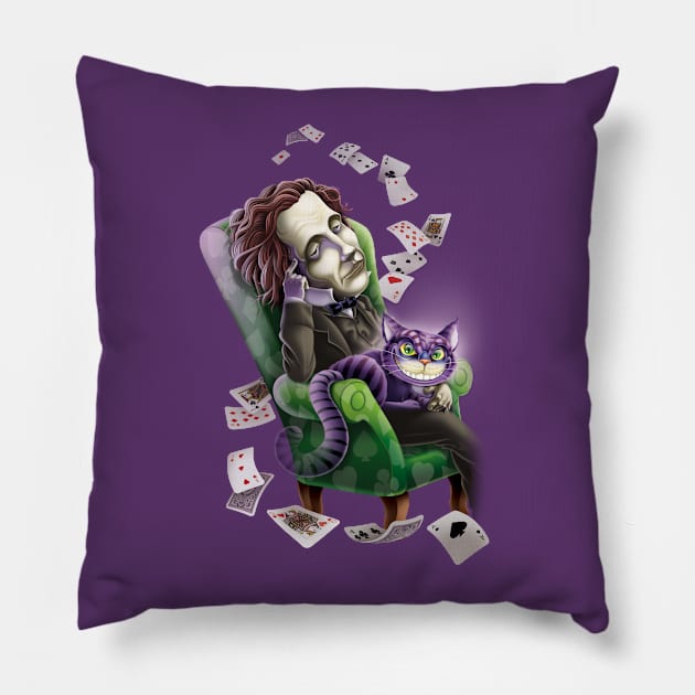 Lewis Carroll Pillow by altoro