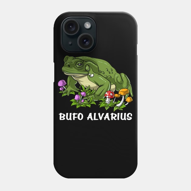 Bufo Alvarius Toad Frog Phone Case by underheaven