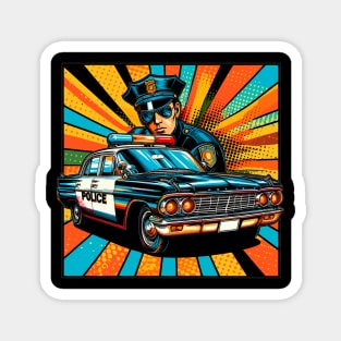 Police Car Magnet