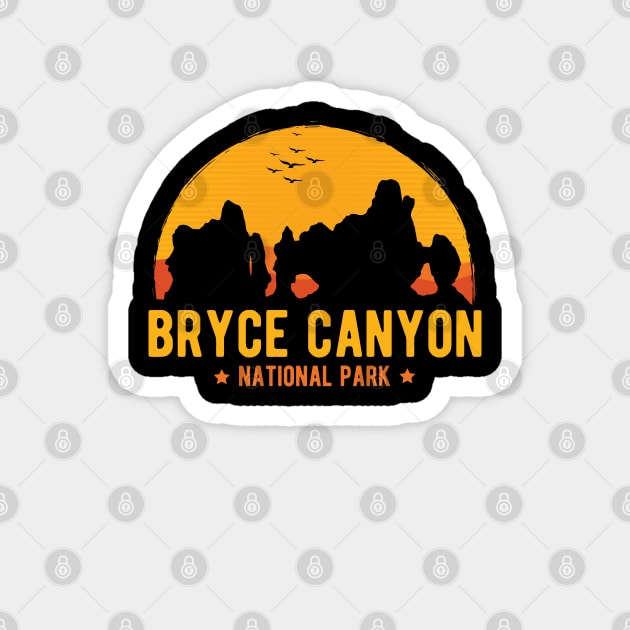 Bryce Canyon National Park Utah Sunset Magnet by HCMGift