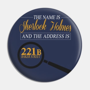 221B Baker Street Pin