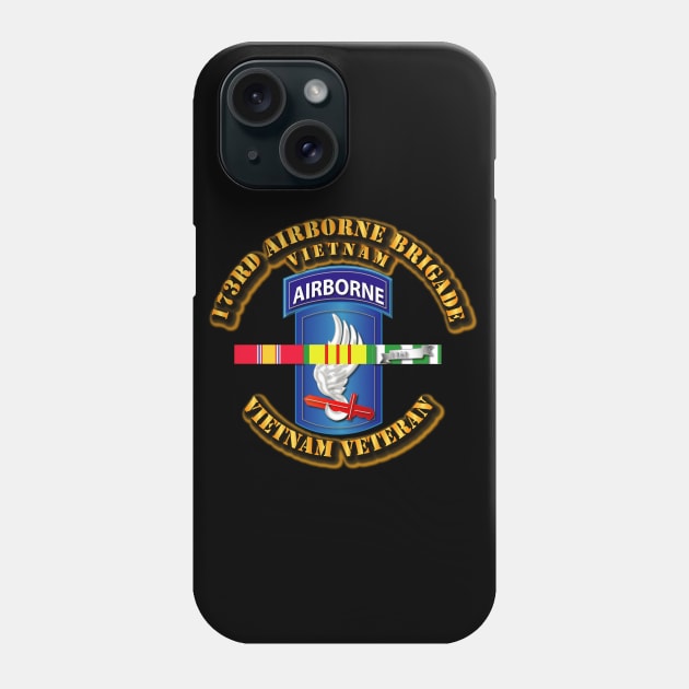 173rd Airborne Brigade w SVC Ribbons Phone Case by twix123844