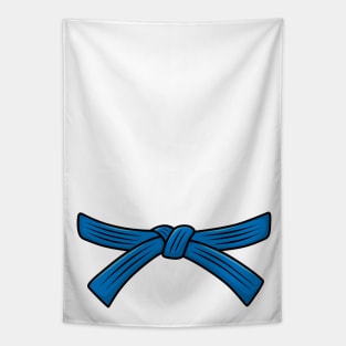 ITF Taekwon-Do costume blue belt 4th gup test Tapestry