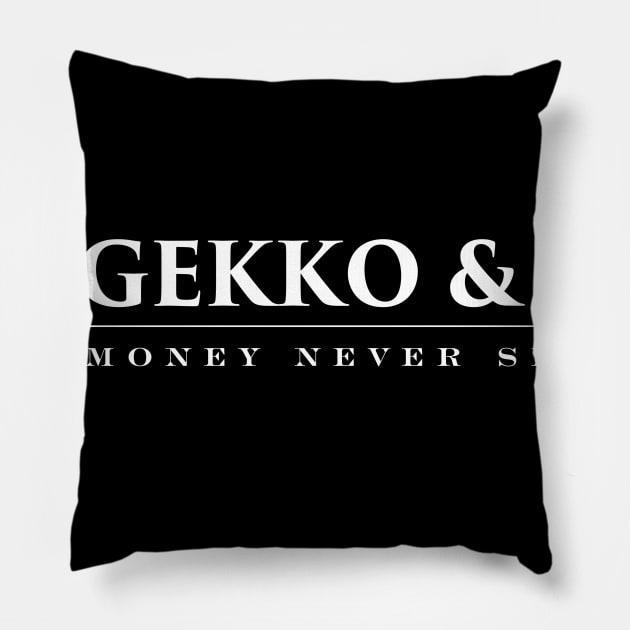 Gekko and Co Pillow by MindsparkCreative