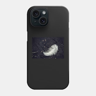 The White Feather Phone Case