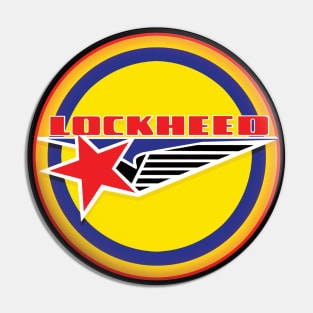 Lockheed vintage aircraft Pin