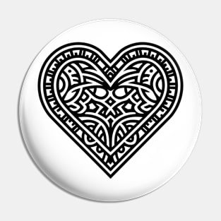 The Heart (Black) Pin