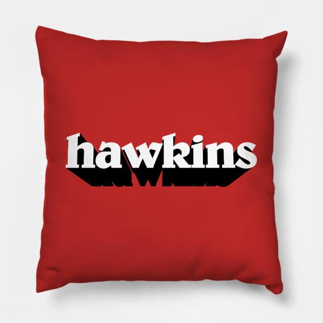 Hawkins Pillow by zerobriant