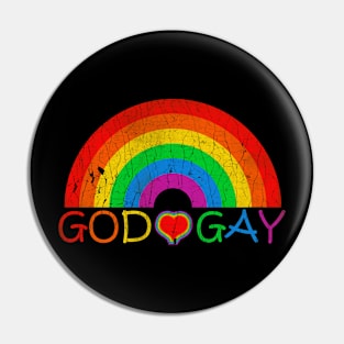 God Loves Gays Pin