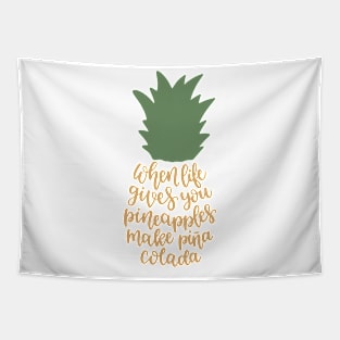 When Life Gives You Pineapples Tapestry