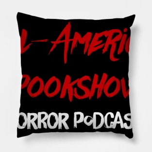 All-American Spookshow Horror Podcast 2021 Logo Pillow