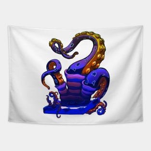 Coral reef monster Tapestry