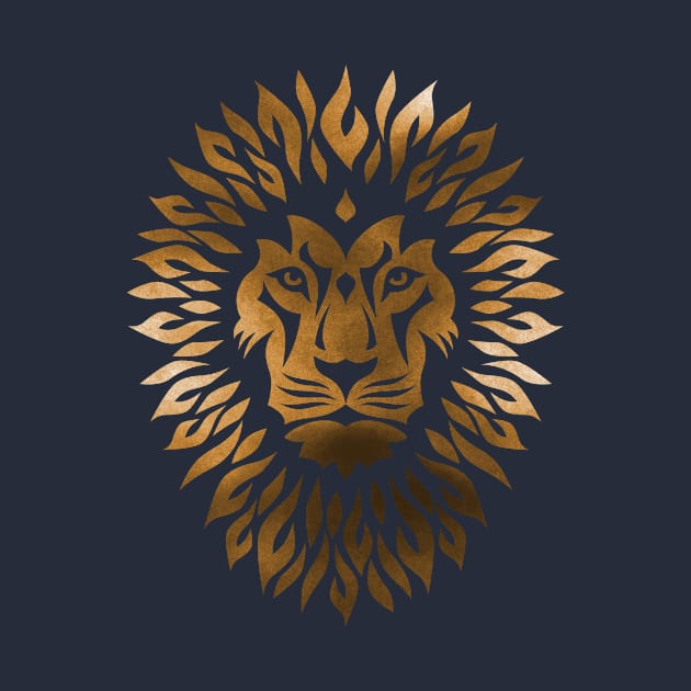 Vintage Gold Lion by PallKris