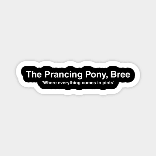 Lord of the Rings Prancing Pony Magnet