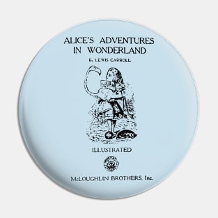 Alice in wonderland book cover Pin