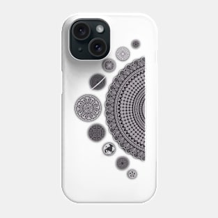 Mandala planetary art Phone Case